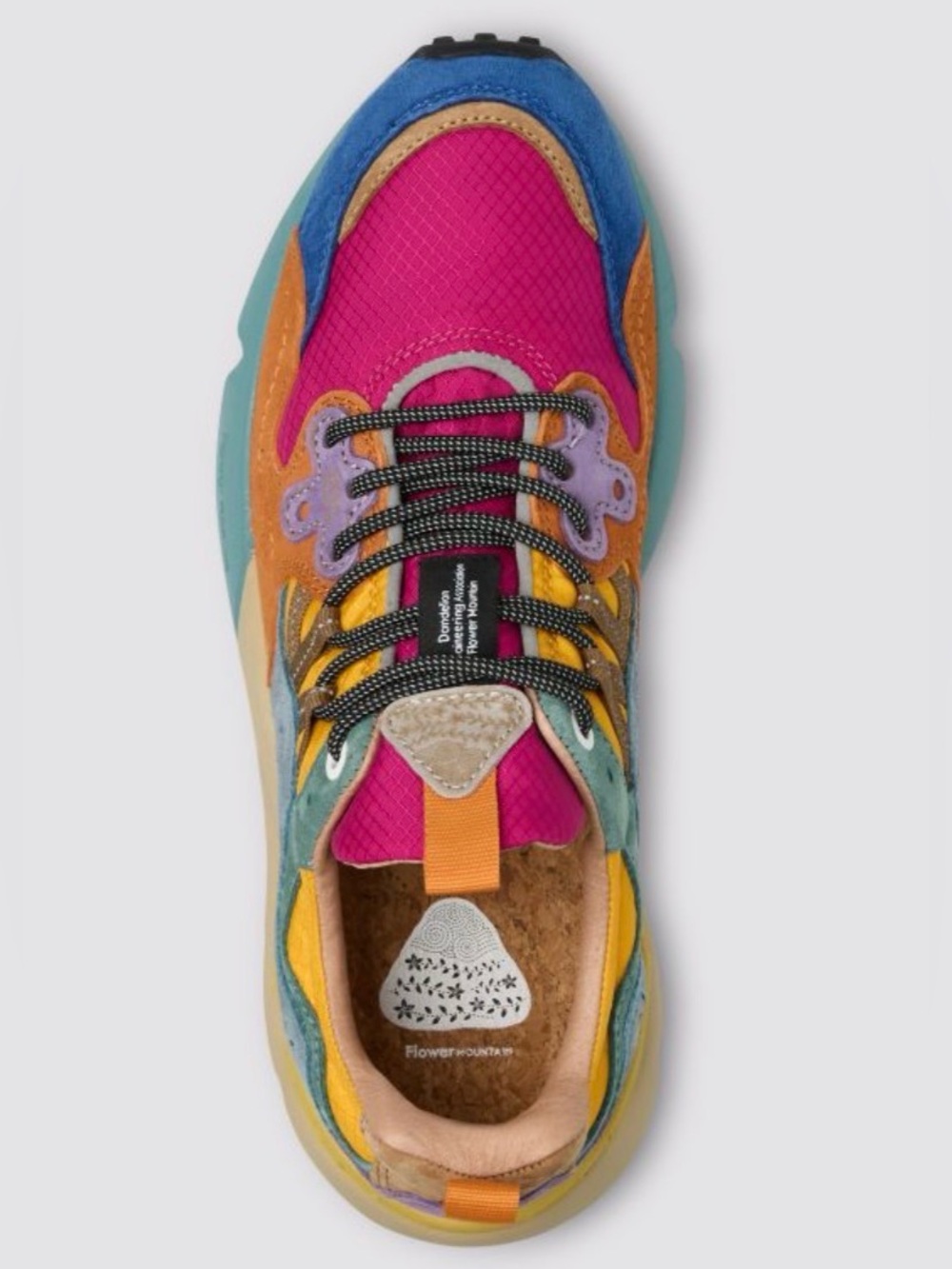 Flower Mountain YAMANO 3 WOMAN Sneakers in Orange- Raspberry- Black - Picture 6 of 16